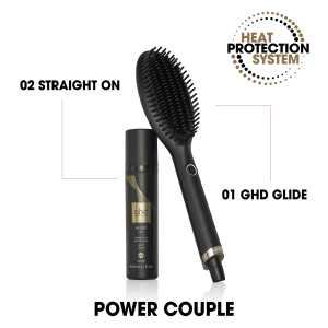 Perie de par profesionala pentru netezire rapida si efect anti-frizz GHD Glide Smoothing Hot Brush