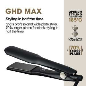 Placa de par profesionala cu tehnologia Dual-Zone GHD Max Professional Wide Plate Styler