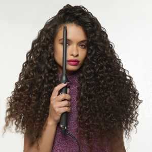 Ondulator profesional pentru bucle definite si rezistente GHD Curve Thin Wand, cilindru 14 mm