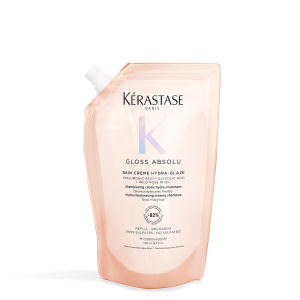 Rezerva sampon pentru par gros predispus la electrizare Kérastase Gloss Absolu Bain Riche Hydra-Glaze, 500 ml
