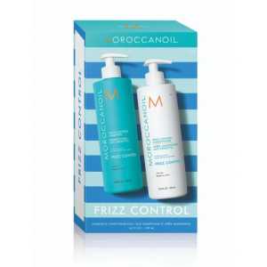 Set pentru netezirea parului Moroccanoil Frizz Control Duo, 2x500 ml