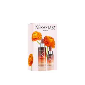 Set Kérastase MINI EMBLEMATIC Spring 2026 Serum Elixir Ultime L'HUILE ORIGINALE 30 ml + 8H MAGIC NIGHT SERUM 30 ml
