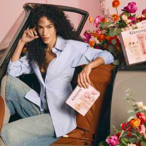 Set Kérastase GLOSS ABSOLU Oil Spring 2026 Sampon BAIN HYDRA-GLAZE 80ml + FONDANT INSTA GLAZE 75 ml + GLAZE DROPS 45 ml