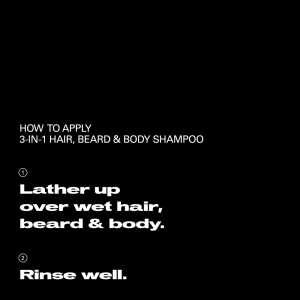 Sampon 3 in 1 pentru barbati - par, corp si barba Sebastian Professional Multitasker, 280 ml