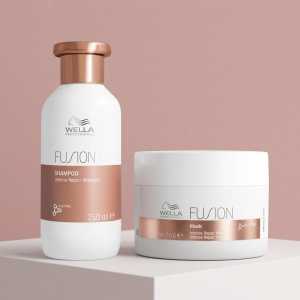 Set intens reparator pentru par deteriorat Wella Professionals Fusion ( Sampon 250 ml + Masca 150 ml )