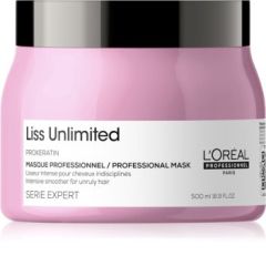 Masca pentru par indisciplinat L'Oréal Professionnel Serie Expert LISS UNLIMITED 500 ml
